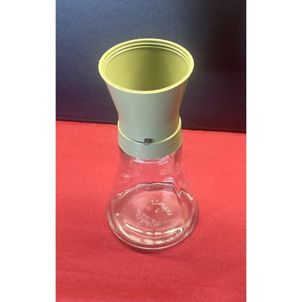 Vintage Androck Nut Chopper‎ Food Mill Olive Green Missing Lid